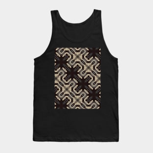 Black and White Broach Looking Pattern - WelshDesignsTP002 Tank Top